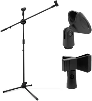 DOUBLE-HEAD MICROPHONE FLOOR 1 STAND