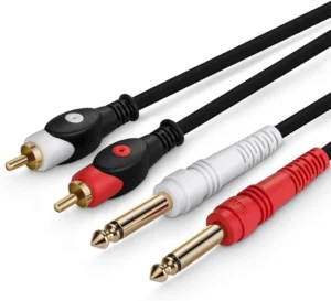 JSJ 2 Mono Male to RCA Male Cable