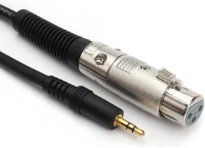 JSJ 3-PIN XLR Female to AUX Cable