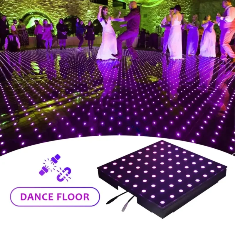 LED Dance Floor 64 Pixels For Wedding