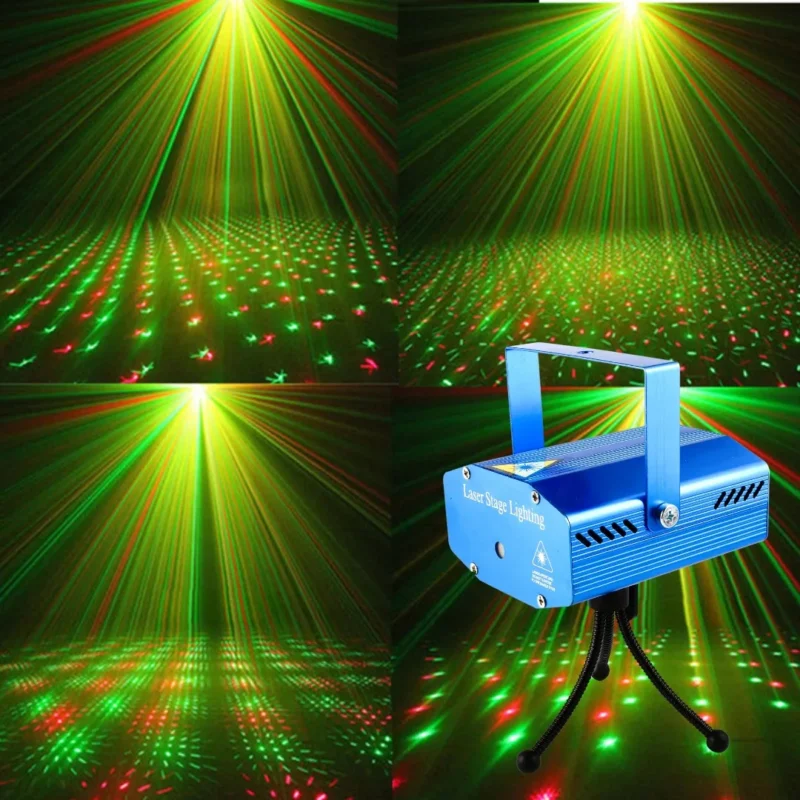 MINI RED GREEN DISCO STAGE LASER LIGHT 5V