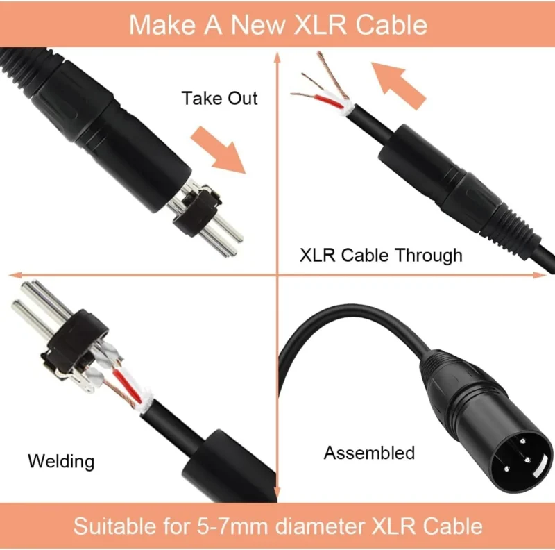 TOP-PRO-3-Pins-Low-Noise-XLR-Connector-in-uae