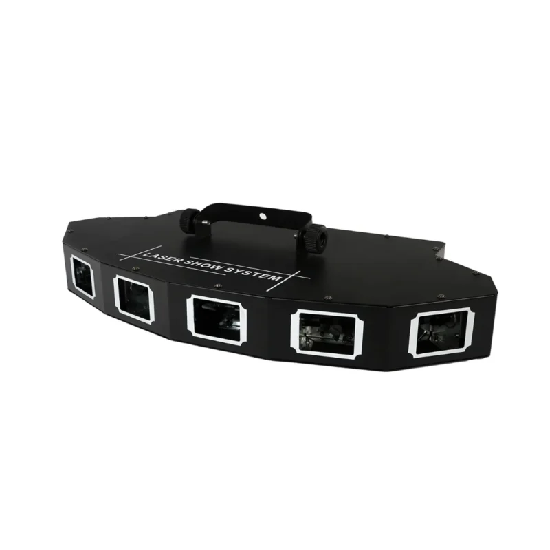 6 LENS FAN-SHAPED RGB DJ STAGE LASER