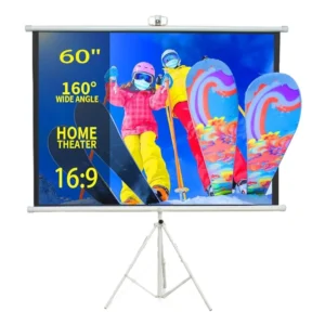 TOP PRO Portable Tripod Projector Screen