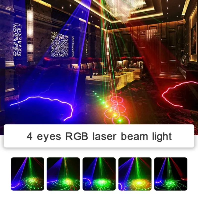 TOP PRO Stage DJ Laser Lights 4-hole - Image 2
