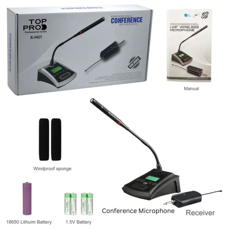 TOP-PRO-X-H01-CONFERENCE-WIRELESS-MICROPHONE-in-dubai