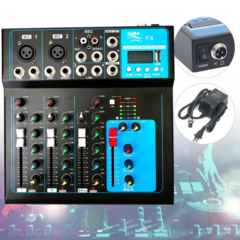 ALIHA-F4-MINI-4-CHANNEL-SOUND-MIXING-CONSOLE-price