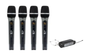 TOP PRO 4×1 Hand Wireless Microphone