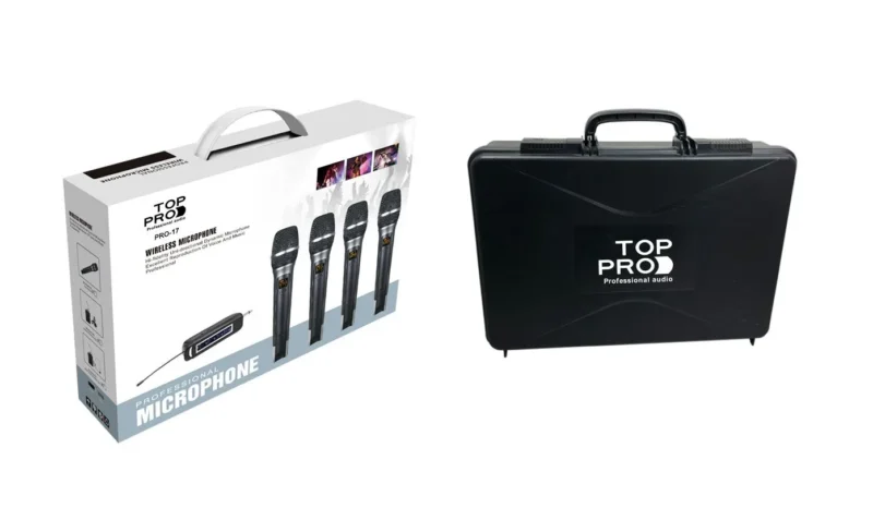 TOP PRO 4×1 Hand Wireless Microphone Pro-17 - Image 2