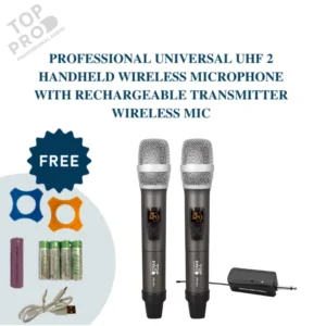 TOP PRO DUAL WIRELESS MICROPHONE PRO-615