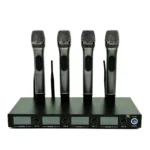 TOP PRO PS8400 UHF RECHARGEABLE WIRELESS MICROPHONE