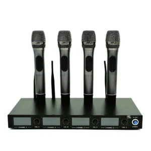TOP PRO PS8400 UHF RECHARGEABLE WIRELESS MICROPHONE