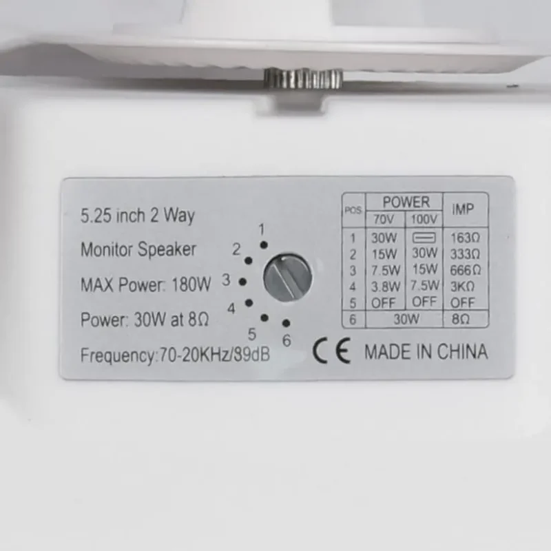 ALIHA HYB125-5TW WALL MOUNT SPEAKER WHITE in dubai