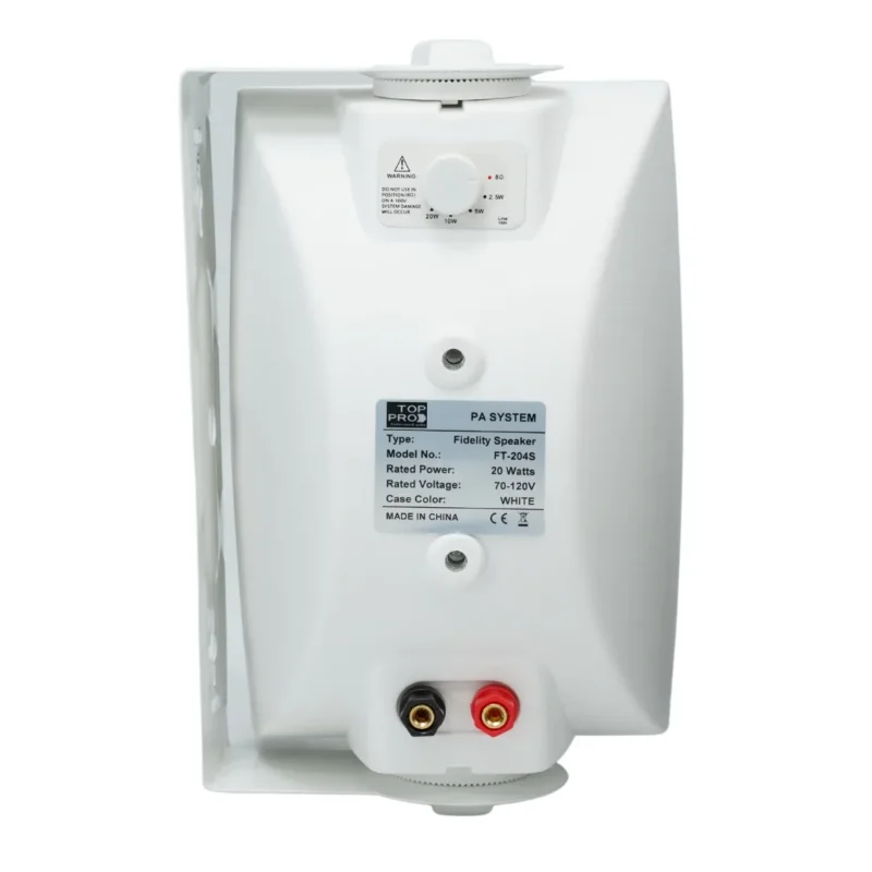 TOP PRO FT-204S PA 4INCH WALL SPEAKER 20W White in dubai