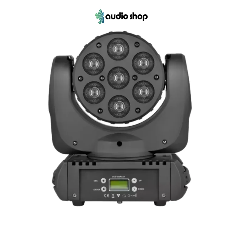 7×12W CREE RGBW LED Wash Moving Head Light