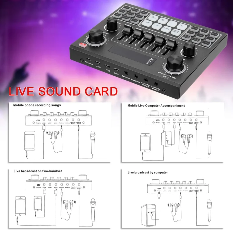 AUDIO-LIVE-SOUND-CARD-V9-FOR-PHONE-COMPUTER-in-uae