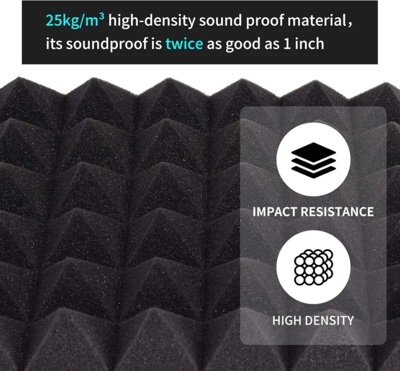 TOP PRO Pyramid Soundproof Acoustic Foam in dubai
